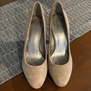 Banana Republic Taupe Suede Pointed-Toe High Heels size11